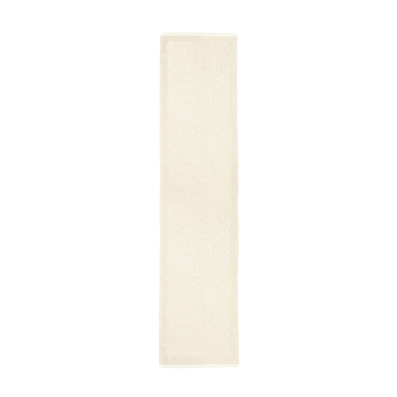 商品Loewe|罗意威23新款 男女通用丝绸羊毛字母提花围巾（三色可选）,价格¥2826,第6张图片详细描述