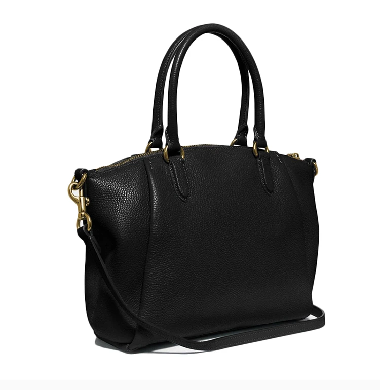 商品Coach|Coach 蔻驰（专柜）女士黑色Sacoche Elise手提单肩包 79316GDBLK,价格¥1573,第8张图片详细描述