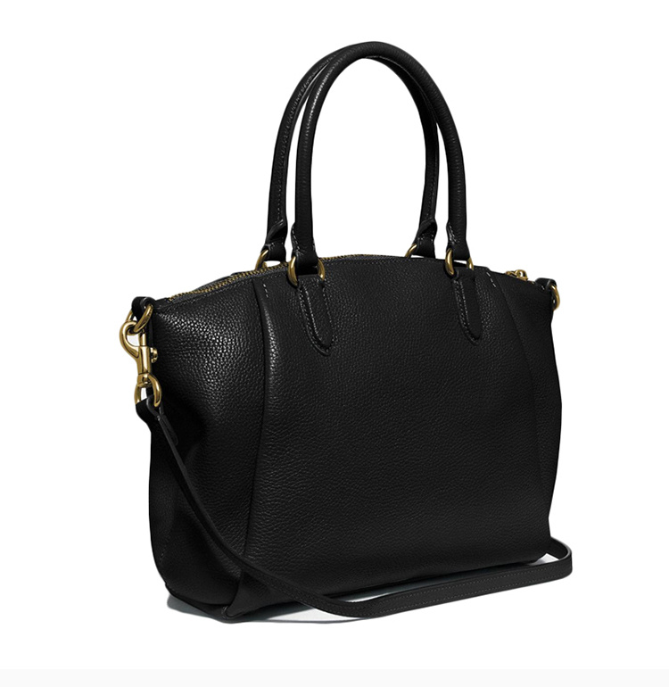 商品Coach|Coach 蔻驰（专柜）女士黑色Sacoche Elise手提单肩包 79316GDBLK,价格¥1490,第10张图片详细描述