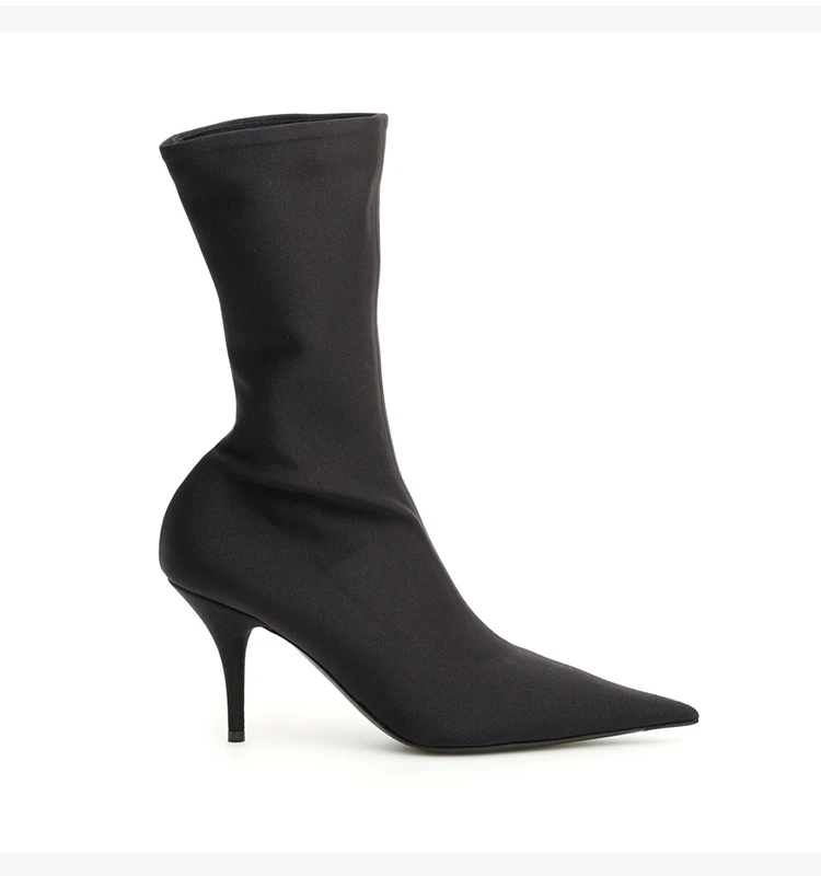 商品[国内直发] Balenciaga|Balenciaga 巴黎世家 女士黑色高跟鞋 524916-W04Z0-1000,价格¥6690,第4张图片详细描述