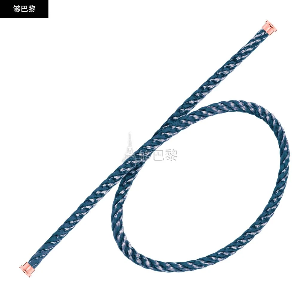 商品Fred|包邮包税【预售7天发货】 FRED 23秋冬 女士 其他配饰 JEAN BLUE CABLE 6B1064,价格¥3628,第5张图片详细描述