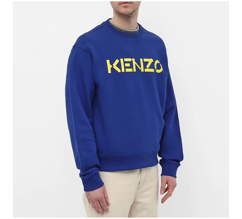 商品Kenzo|KENZO 男士蓝色卫衣 FB65SW0004ML-74,价格¥1555,第5张图片详细描述