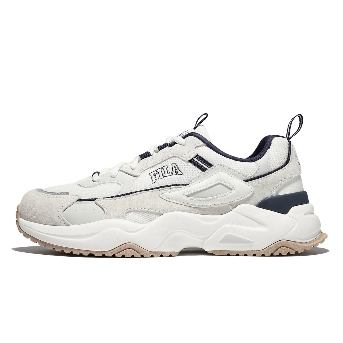 商品Fila|【享贝家】（国内现货）斐乐FILA 复古低帮运动鞋 男女同款 白蓝灰1RM02053E109 G-LY,价格¥258,第5张图片详细描述