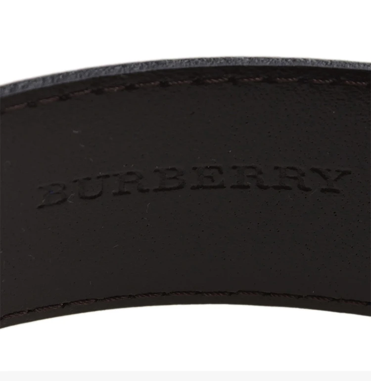 商品Burberry|Burberry 博柏利 杏色PVC男士腰带 3494881,价格¥1233,第6张图片详细描述