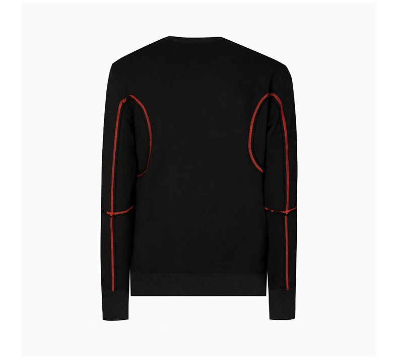 商品Givenchy|GIVENCHY 男士黑色双子座印花卫衣 BM70EH306C-001,价格¥3227,第5张图片详细描述
