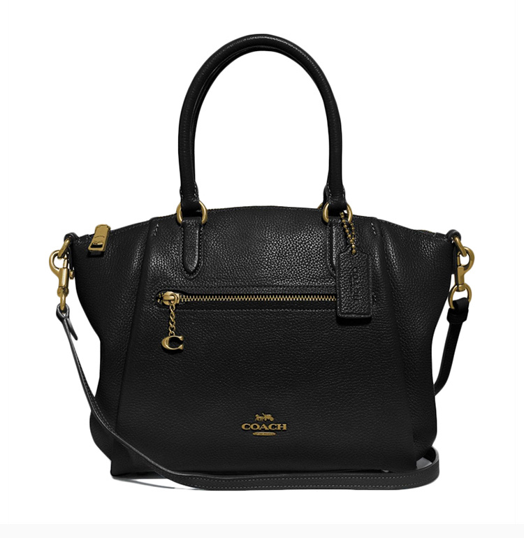 商品Coach|Coach 蔻驰（专柜）女士黑色Sacoche Elise手提单肩包 79316GDBLK,价格¥1490,第9张图片详细描述