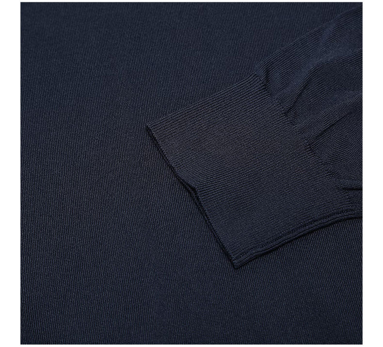 商品Zegna|Z Zegna 男海军蓝色男士针织衫/毛衣 VTM96-110R-B09,价格¥1454,第9张图片详细描述