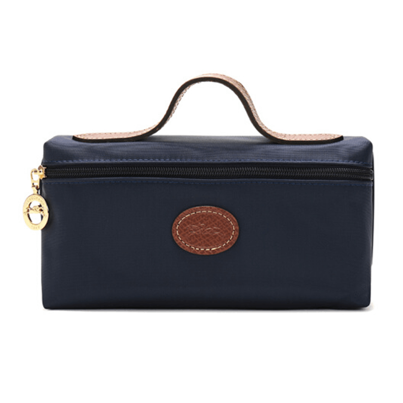 商品Longchamp|LONGCHAMP 珑骧女士LE PLIAGE系列织物女包化妆包洗漱包 海军蓝色 L3700089556,价格¥438,第2张图片详细描述