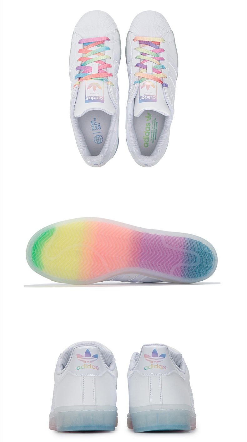 商品[国内直发] Adidas|SUPERSTAR贝壳头板鞋男士休闲鞋,价格¥798,第6张图片详细描述
