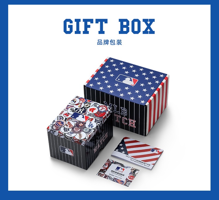 商品[国内直发] MLB|MLB 美职棒NewYork系列街头 潮酷个性秒针潮流防水石英手表 NY情侣腕表 欧美表 NY616,价格¥340,第7张图片详细描述