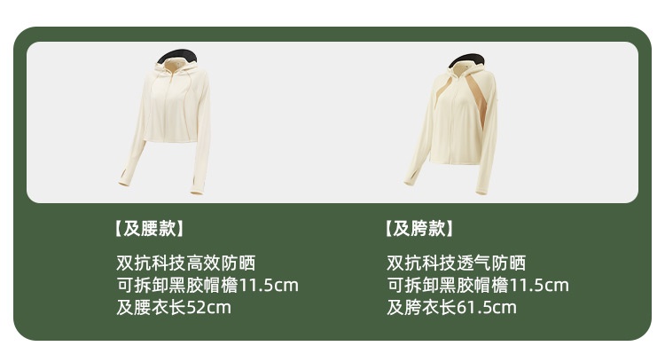 商品[国内直发] Beneunder|蕉下倚风防晒衣女夏季专业原纱冰丝凉感透气防紫外线外套防晒服,价格¥318,第1张图片详细描述