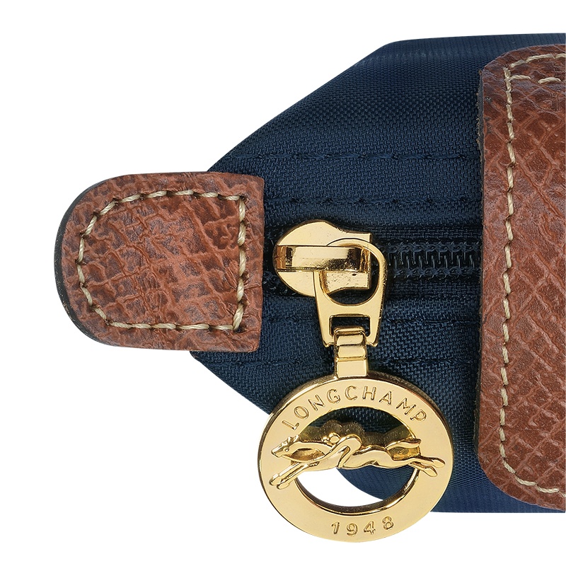 商品Longchamp|珑骧 女士帆布金色五金按扣拉链开合钱包（7色可选）,价格¥797,第5张图片详细描述