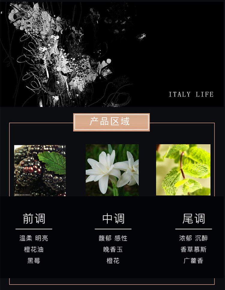商品[国内直发] Salvatore Ferragamo|菲拉格慕花漾伊人 伊人女士 玄魅伊人 伊人黎贝拉女士香水5mlQ香小样,价格¥57,第7张图片详细描述
