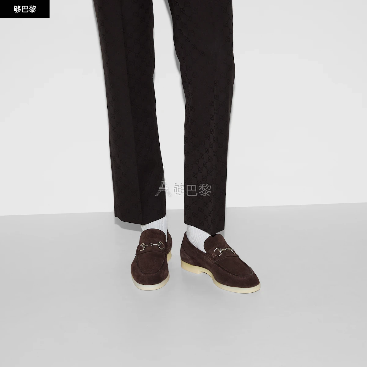 商品Gucci|【预售】 古驰 25春夏 男士 商务休闲鞋 饰马衔扣男士乐福鞋 782672 AACVH 2140,价格¥7699,第5张图片详细描述