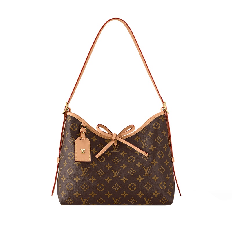 商品Louis Vuitton|【现货】路易威登 女士小号棕色老花帆布配皮磁扣单肩包 M46203,价格¥21599,第4张图片详细描述