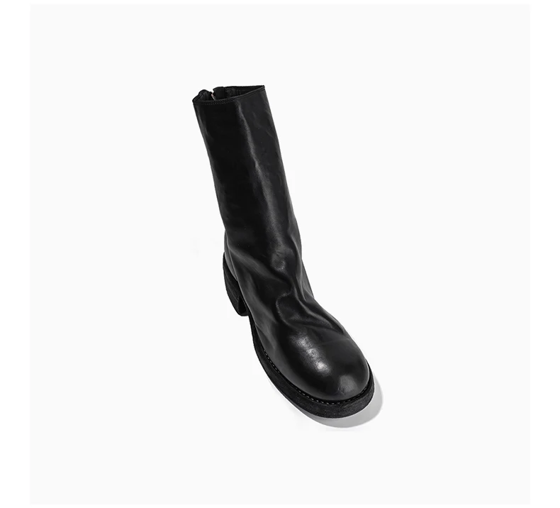商品[国内直发] guidi|GUIDI 黑色女士踝靴 788Z-SOFT-HORSE-BLKT,价格¥4451,第8张图片详细描述