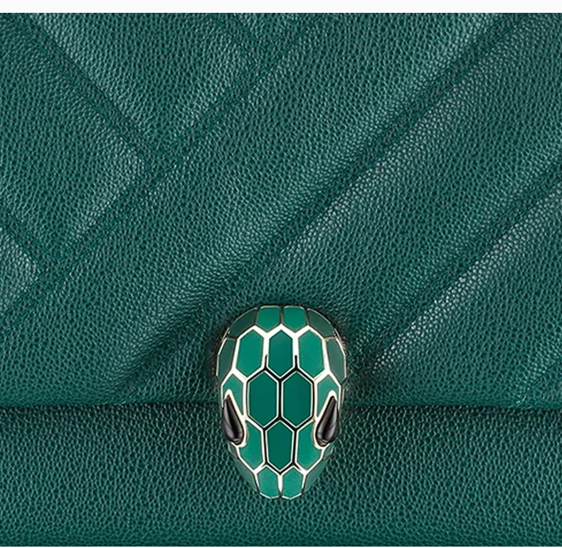 商品[国内直发] BVLGARI|BVLGARI 女士绿色单肩包 290649,价格¥16943,第5张图片详细描述
