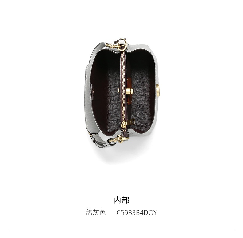 商品Coach|COACH 小号女士皮质单肩手提斜挎包 C5983B4DOY 送礼好物,价格¥2099,第5张图片详细描述