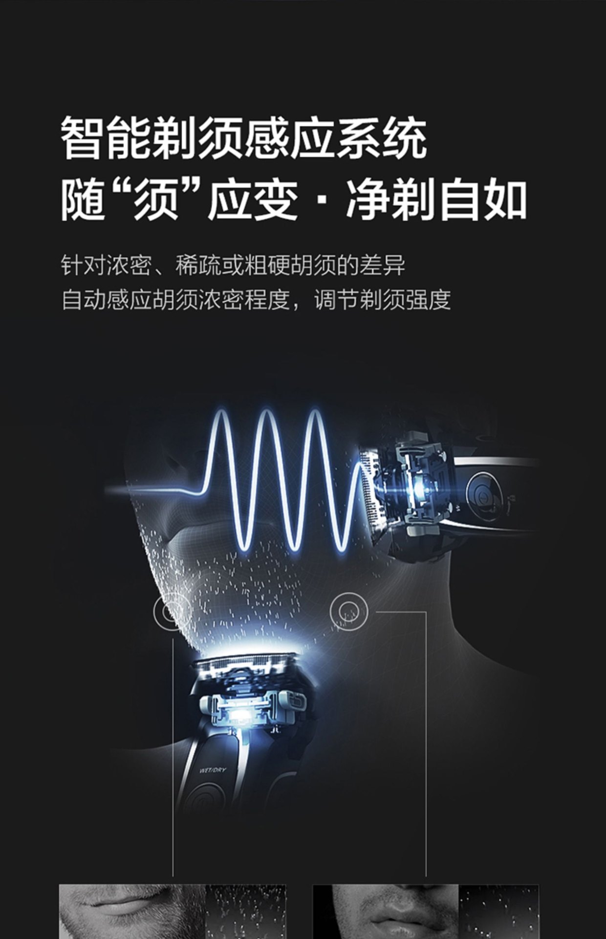 商品[国内直发] Panasonic|松下剃须刀LV53官方授权正品保证松下电动男士往复式进口五刀头刮胡刀充电式智能剃胡刀,价格¥1074,第10张图片详细描述