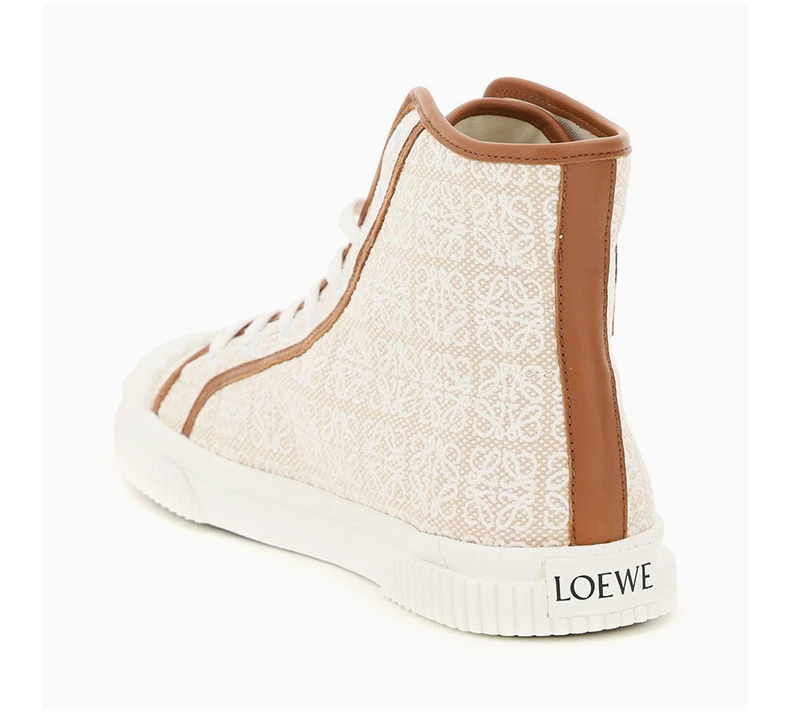 商品Loewe|LOEWE 男士白色帆布鞋 M816282X31-2163,价格¥2898,第4张图片详细描述