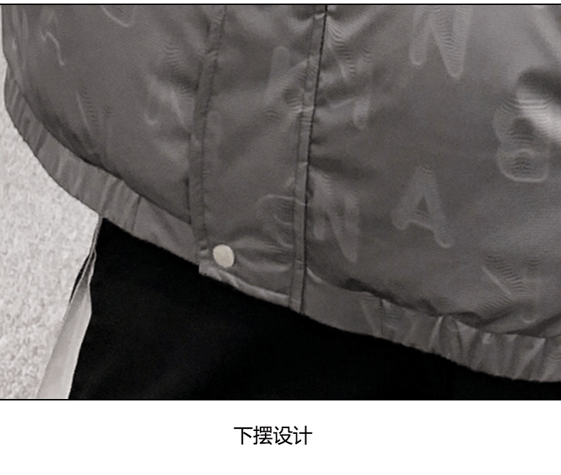 商品[国内直发] ROBINHOOD|罗宾汉时尚加��厚保暖羽绒服-R028Y5007-灰色,价格¥303,第7张图片详细描述
