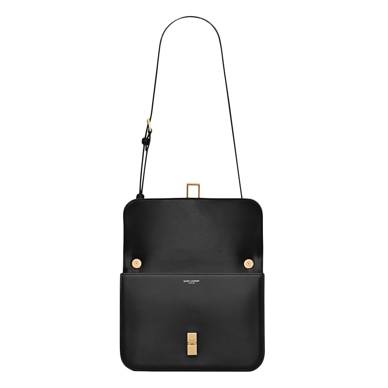 商品Yves Saint Laurent|SAINT LAURENT PARIS/圣罗兰 新款CARRÉ BOX系列 女士黑色皮革单�肩或斜跨包 6332141YF0W1000,价格¥21088,第5张图片详细描述