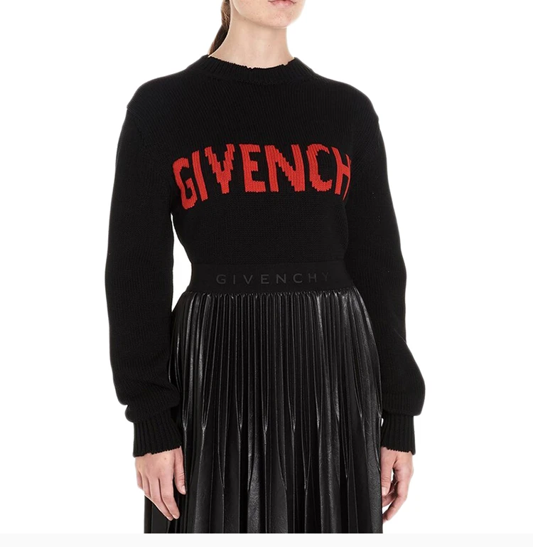 商品[国内直发] Givenchy|GIVENCHY 黑色女士针织衫/毛衣 BW907F4Z5B-009,价格¥5293,第8张图片详细描述
