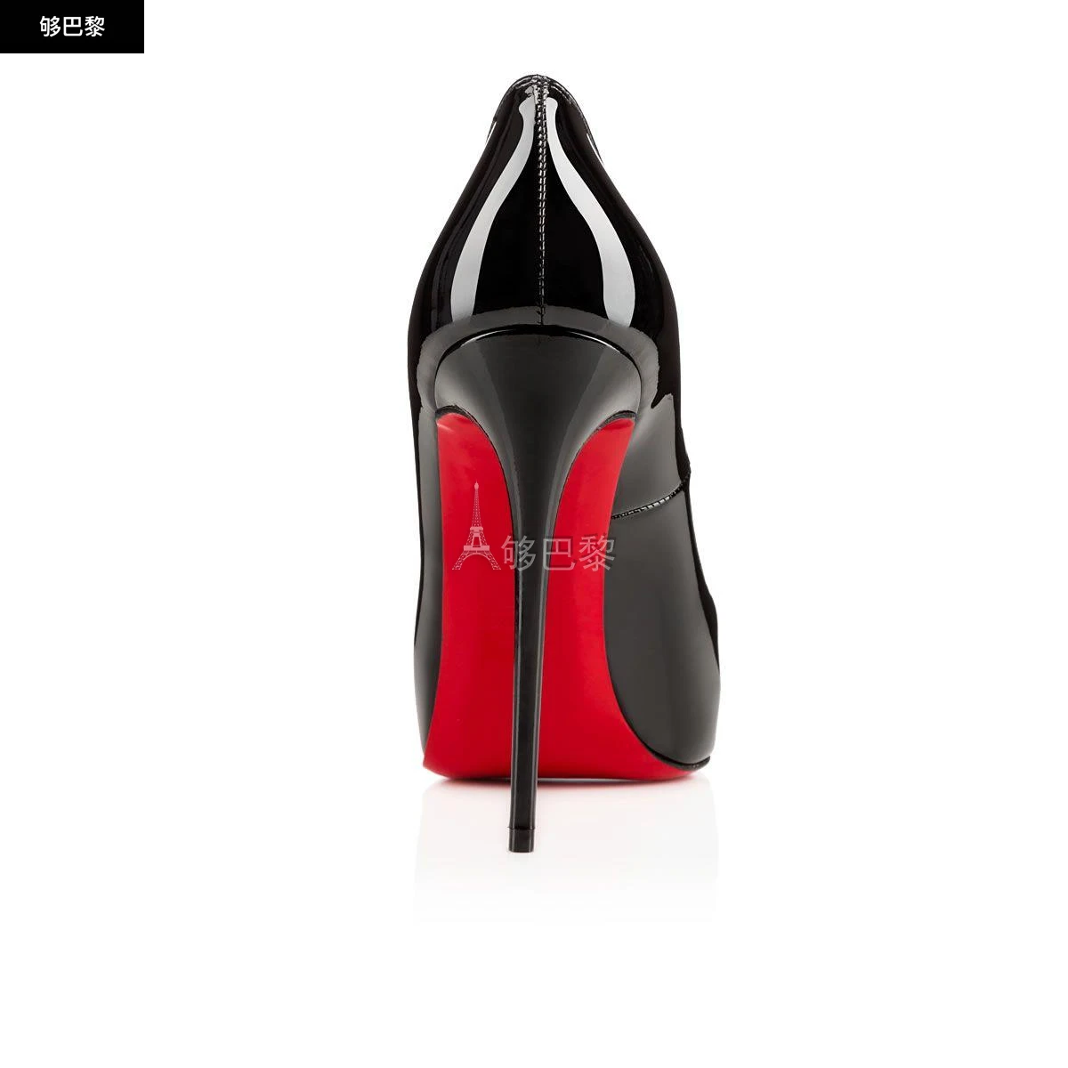 商品Christian Louboutin|【预售】 CL红底鞋 24秋冬 女士 高跟鞋 New Very Prive 1150600BK01,价格¥7119,第5张图片详细描述