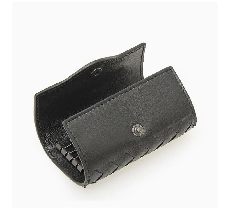 商品[国内直发] Bottega Veneta|BOTTEGA VENETA 男士黑色钥匙包 339336-V001N-1000,价格¥2344,第6张图片详细描述