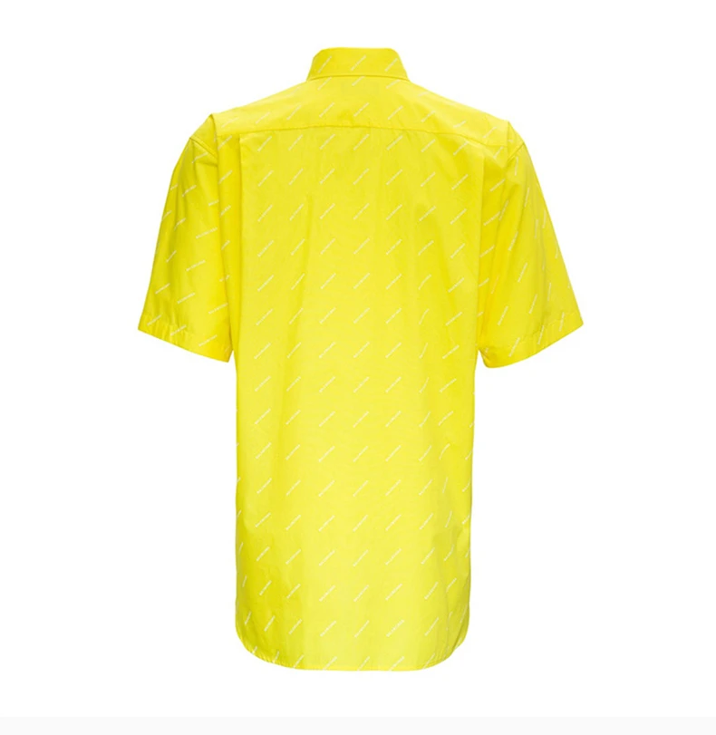 商品[国内直发] Balenciaga|BALENCIAGA 男士黄色棉质衬衫 534332-TBL96-7201,价格¥4913,第5张图片详细描述