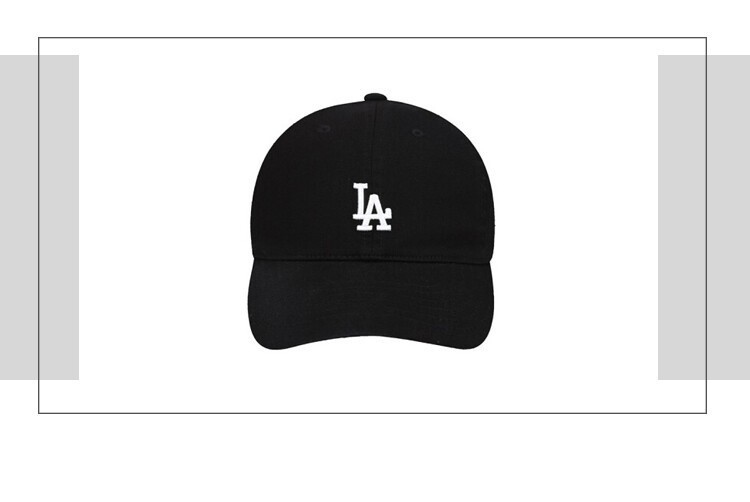 商品MLB|MLB美职棒球帽刺绣LOGO休闲鸭舌帽3ACP7701N-07BKS-F LA黑色,价格¥216,第7张图片详细描述