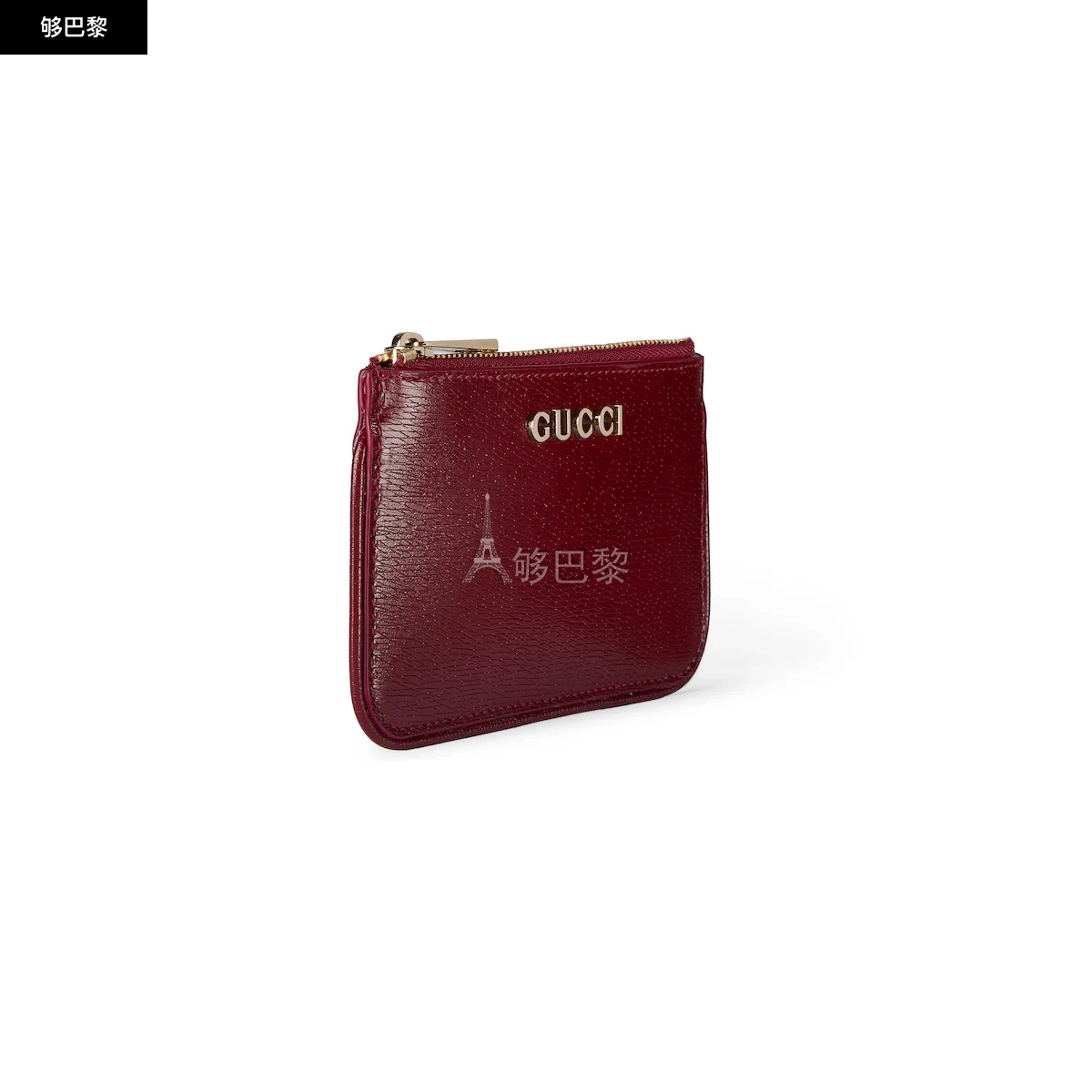 商品Gucci|【预售】 古驰 24秋冬 女士 钥匙包 饰手写体GUCCI标识拉链钥匙包 790102 0OP0T 6207,价格¥3259,第6张图片详��细描述