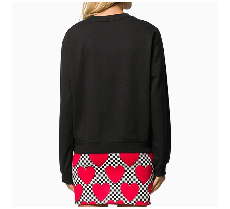 商品Moschino|MOSCHINO 女士黑色棉质卫衣 W630633-E2124-C74,价格¥1004,第7张图片详细描述