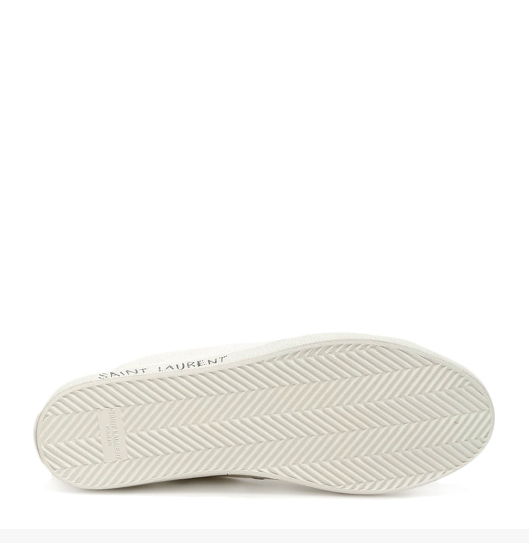 商品Yves Saint Laurent|YSL 圣罗兰 白色男士帆布鞋 606075-GUZ20-9030,价格¥2802,第10张图片详细描述