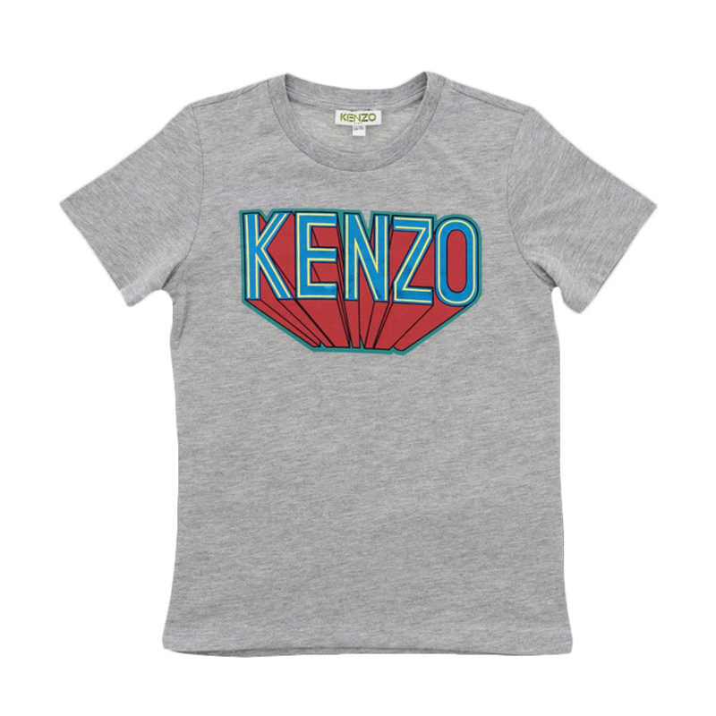 商品Kenzo|Kenzo 高田贤三 童装短体恤 KP10638-GREY,价格¥334,第3张图片详细描述