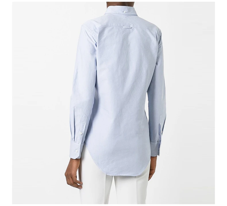 商品Thom Browne|THOM BROWNE 蓝色女士衬衫 FLL005E-00139-480,价格¥1950,第9张图片详细描述