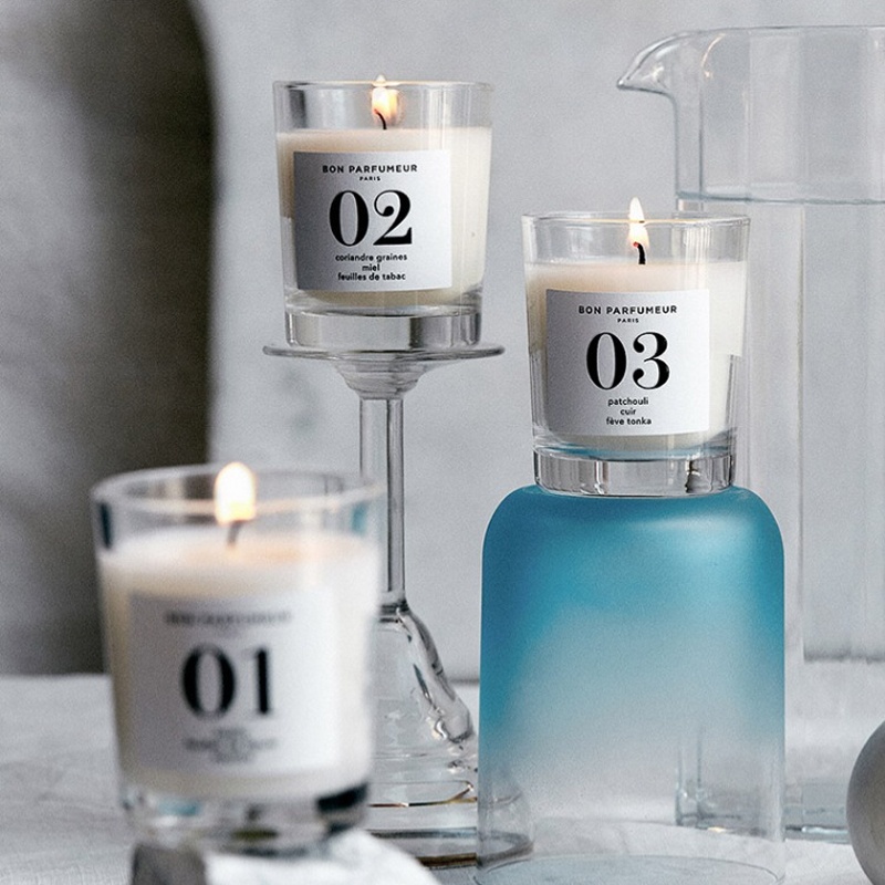 商品Bon Parfumeur|柏氛香氛蜡烛套装 卧室助眠香薰 浪漫烛光 70g×3,价格¥415,第4张图片详细描述