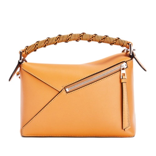 商品Loewe|【包税】LOEWE/罗意威     Puzzle 女士小号沙漠色纳帕小牛皮手提单肩包拼图包A510P60X01-2586 ,价格¥24790,第5张图片详细描述