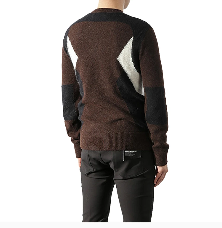 商品[国内直发] Neil Barrett|Neil Barrett 尼奥贝奈特 男士羊毛针织衫 BMA538V-B618C-1595,价格¥747,第7张图片详细描述