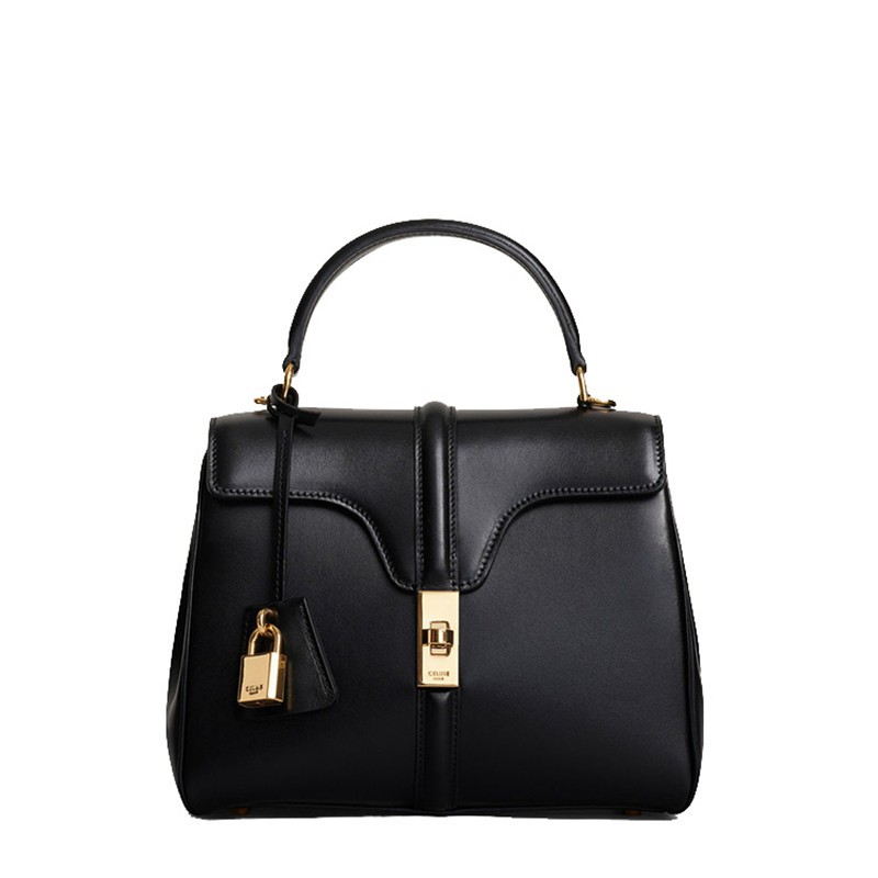 商品Celine|CELINE/赛琳 经典款 女士小号牛皮单肩手提包（多色可选）,价格¥27044,第2张图片详细描述