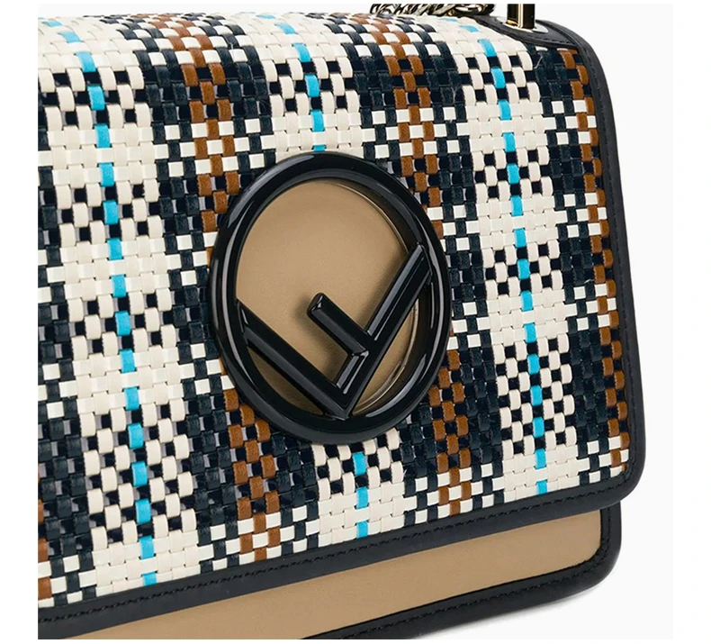 商品[国内直发] Fendi|Fendi 芬迪 女士Kan I F牛皮单肩包 8BT286-A3RO-F13VY,价格¥9775,第7张图片详细��描述