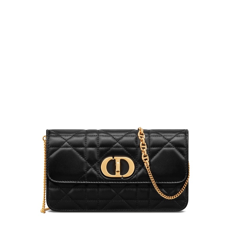 商品Dior|迪奥Caro系列女士黑色羊皮单肩包 S5225UDAX_M900,价格¥16392,第5张图片详细描述