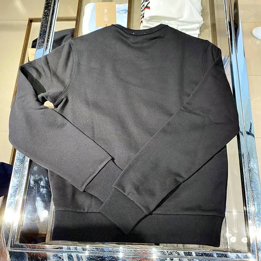 商品Burberry|BURBERRY/博柏利 女士黑色棉质B标刺绣休闲宽松卫衣80808601,价格¥1060,第5张图片详细描述