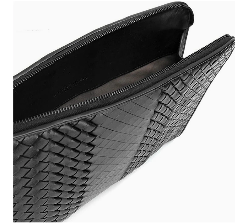 商品[国内直发] Bottega Veneta|BOTTEGA VENETA 黑色男士手拿包 405912-V340-1000,价格¥11363,第5张图片详细描述