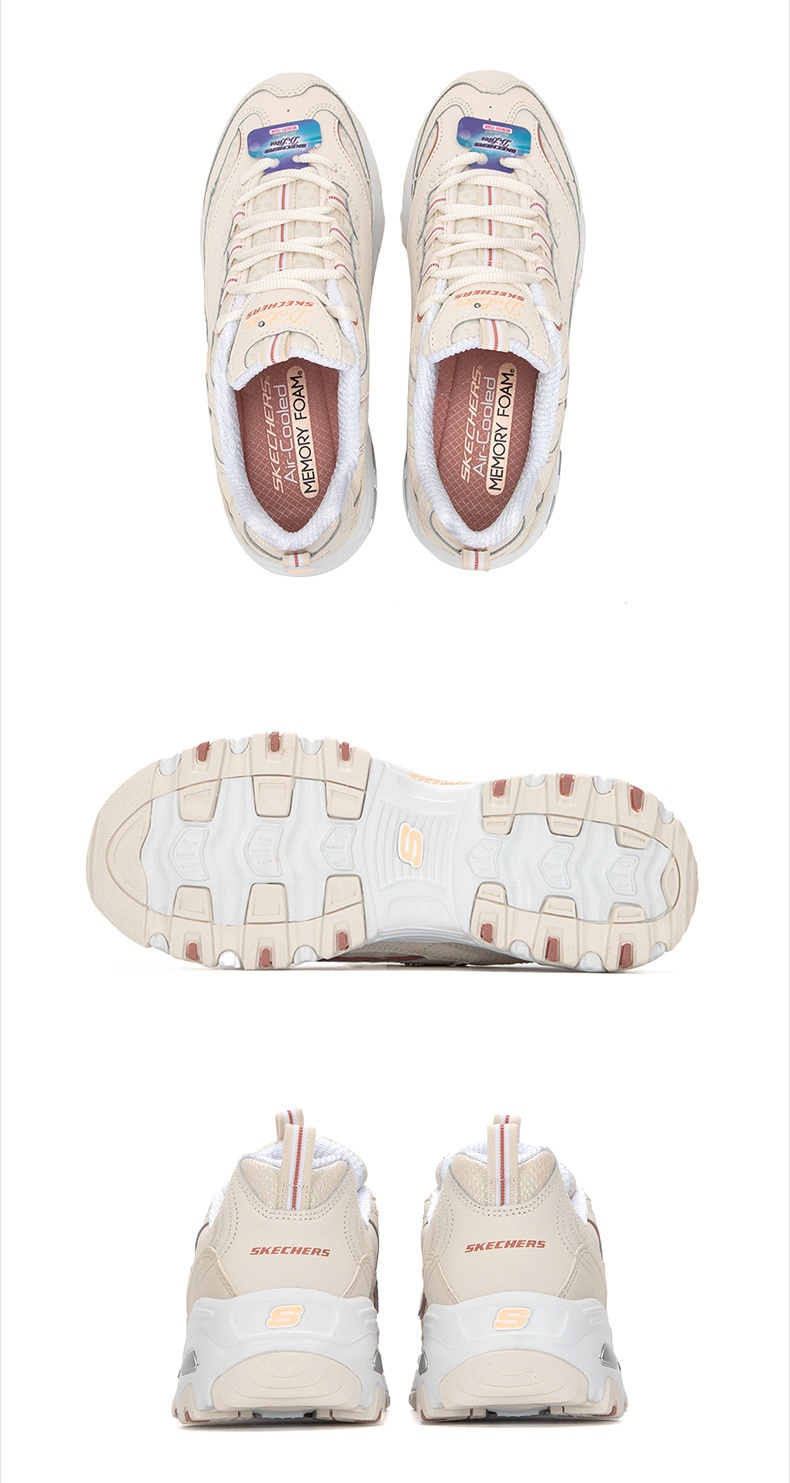 商品[国内直发] SKECHERS|熊猫鞋 D'LITES 1.0女士运动休闲鞋 老爹鞋,价格¥386,第5张图片详细描述