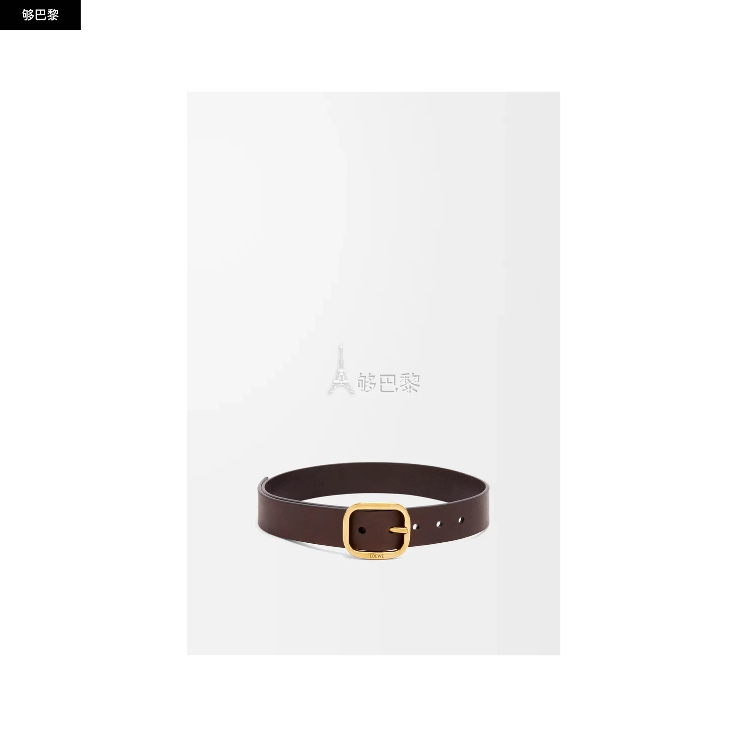 商品Loewe|【预售】 罗意威 25春夏 女士 腰带 Rounded soft belt in classic calfskin E619Z20X65-3110 ,价格¥3697,第3张图片详细描述