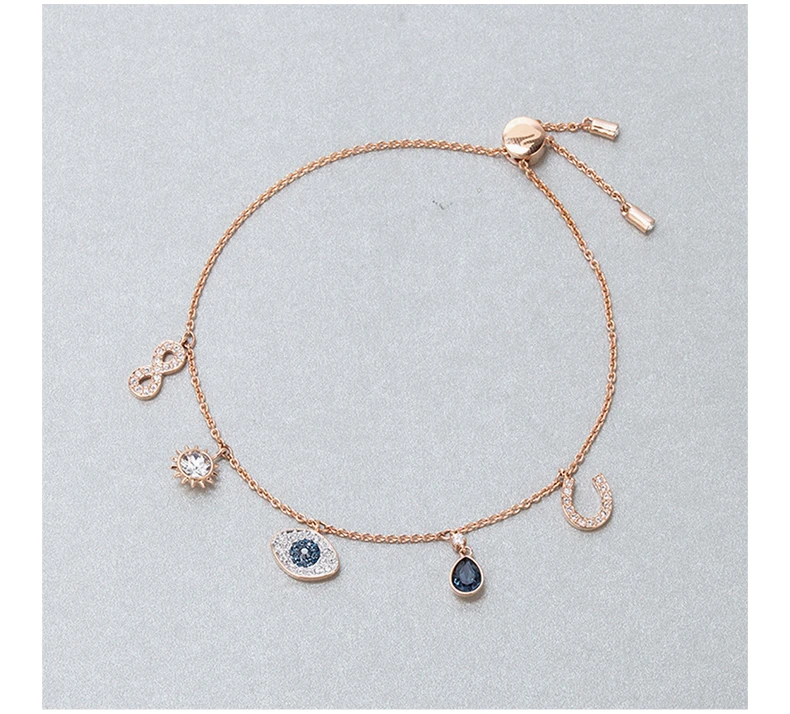 商品[国内直发] Swarovski|SWAROVSKI 玫瑰金色女士手链 5497668,价格¥647,第4张图片详细描述