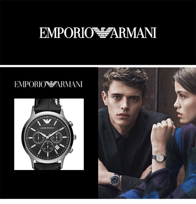 商品Emporio Armani|阿玛尼ARMANI-时尚男表系列 AR2447 石英男表,价格¥1504,第3张图片详细描述