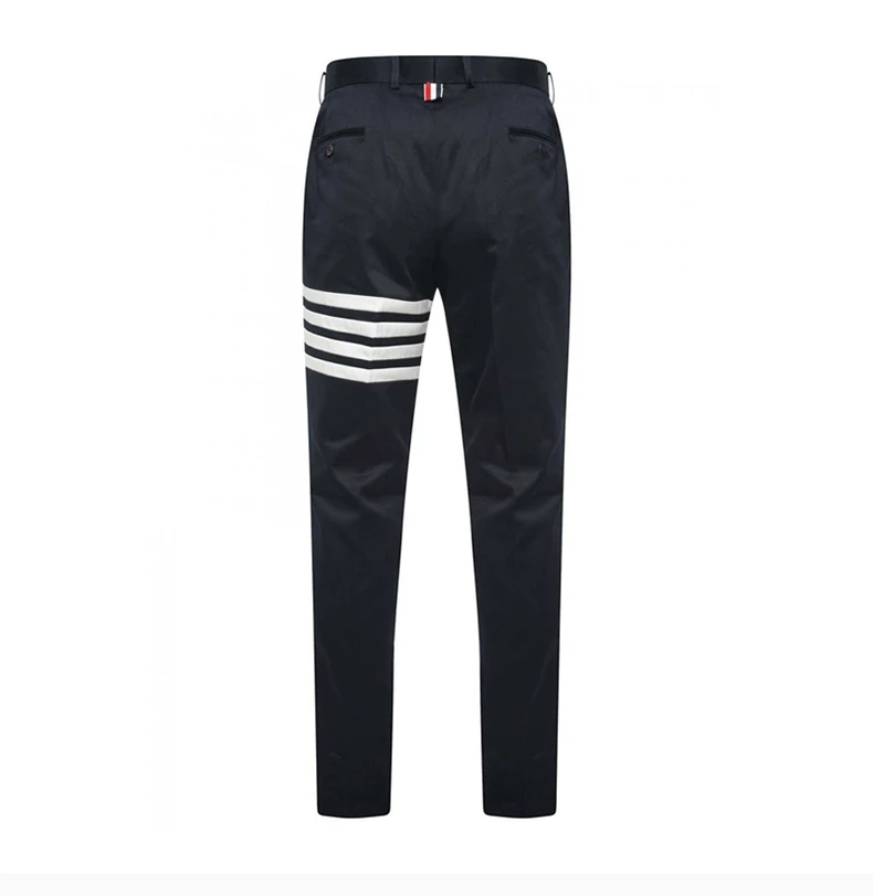 商品[国内直发] Thom Browne|THOM BROWNE 黑色男士西裤 MTU245A-03788-415,价格¥3552,第5张图片详细描述