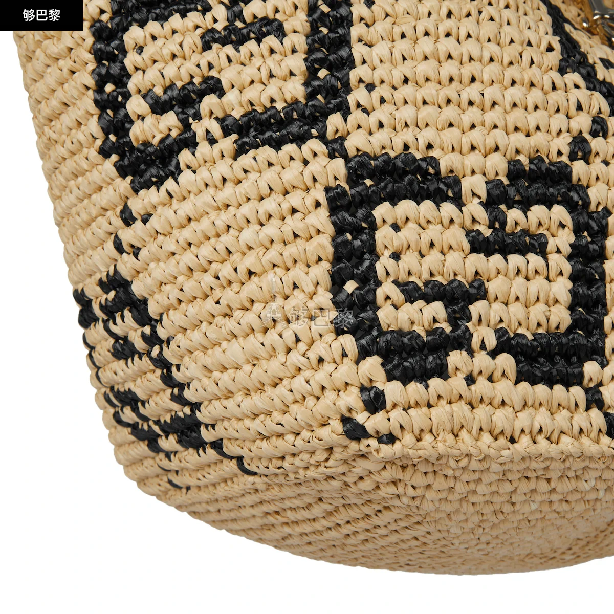 商品Gucci|【预售】 古驰 25春夏 女士 手提包 中号海椰叶效果托特包 818222 9AAGM 8763 ,价格¥24698,第4张图片详细描述
